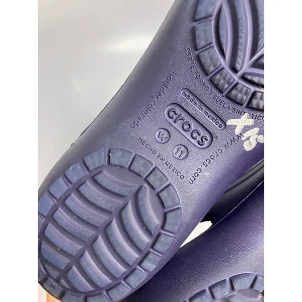 Crocs Kadee Flats Women Size 11 Purple Excellent Lightweight Slip On Breathable - Image 6