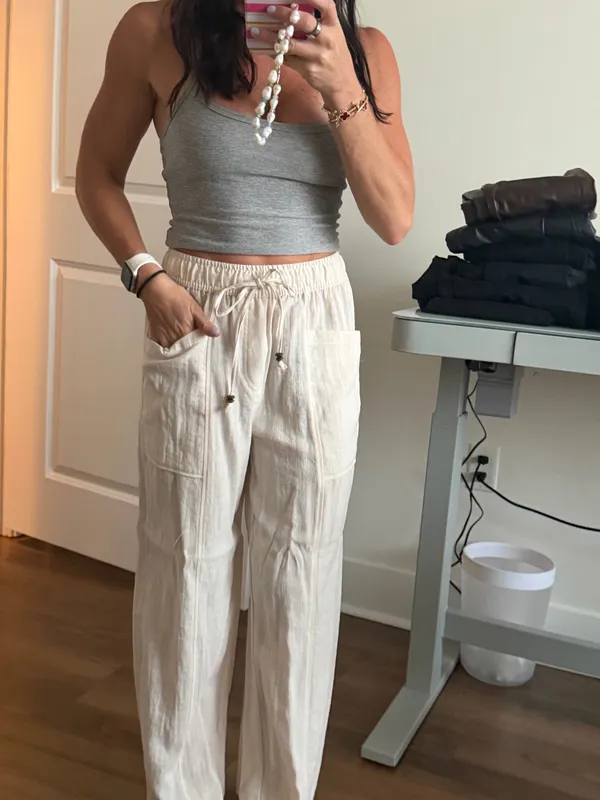 Zara Europe Linen Pants - Image 2