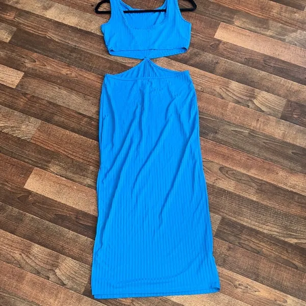 Princess Polly Blue Midi Dress - Image 7