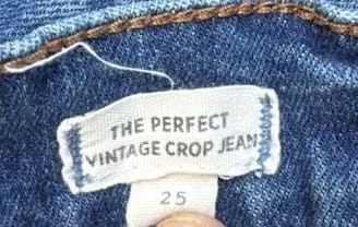 Madewell The Perfect Vintage Crop Jean Size 25 - Image 3
