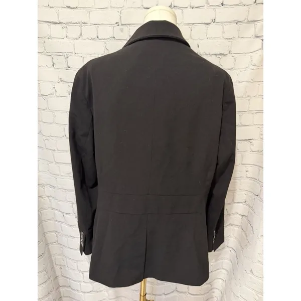 NWT NY&CO Womens Blazer Plus Size 18 Two Button Black Professional Office Wear - Image 5