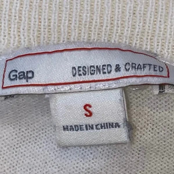 Gap‎ Cropped Snow Cap Cotton Sweater - Image 4