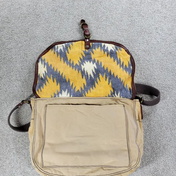 Lucky‎ Brand Messenger Bag 17" Southwestern Aztec Adjustable Strap Crossbody Bag - Image 11