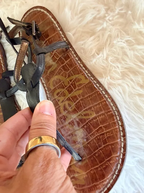Sam Edelman Gigi Thong Ankle Strap Sandals - Image 2
