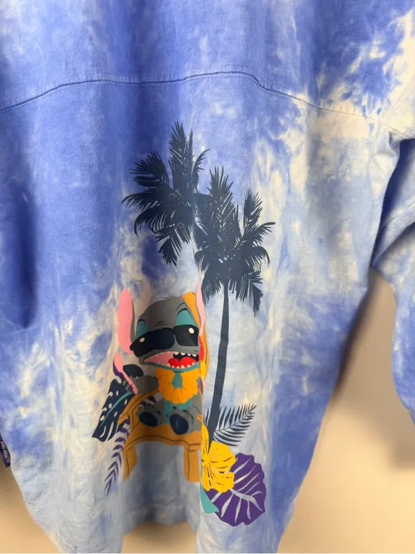 Walt Disney World Stitch Hawaiian Vacation Spirit Jersey Adult X-SMALL - Image 8