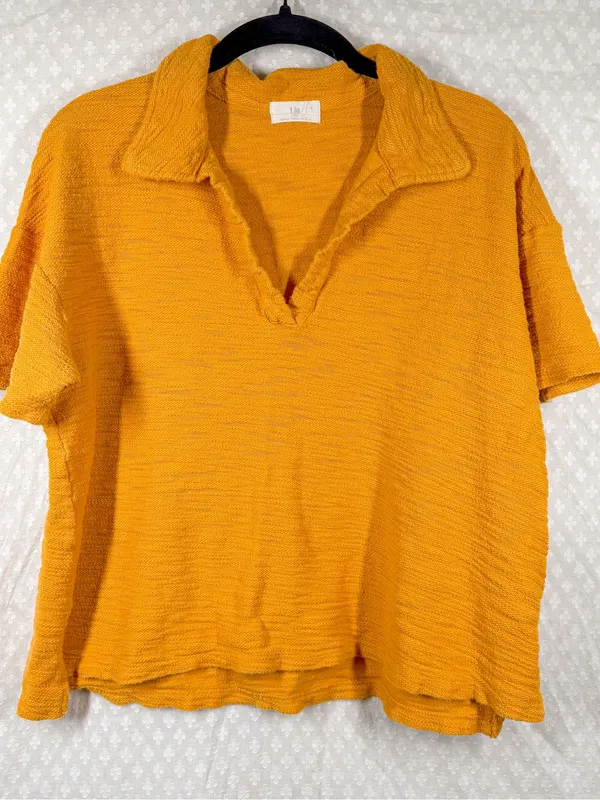 Anthropologie T.‎ La Orange Cotton Textured Short Set - Image 2