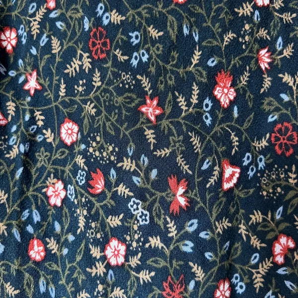 AG Adriano Goldschmied Women’s Blue Gia Floral Sleeveless‎ Midi Dress Size Small - Image 6