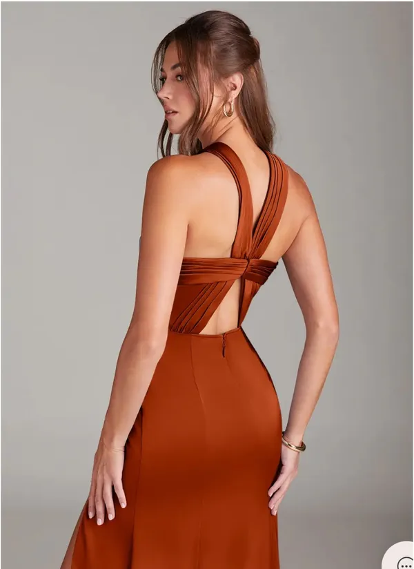 Azazie Rust Dress - Image 3