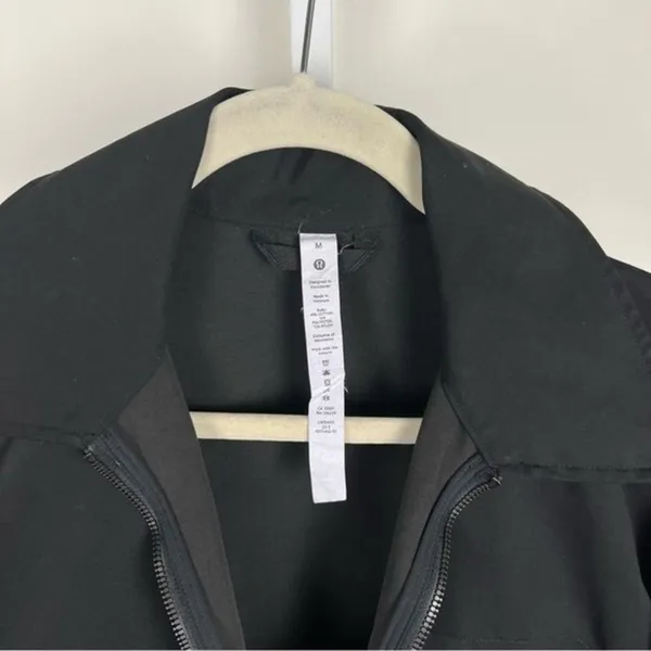 Lululemon Glyde 2-in-1 Adaptable Jacket Black Convertible Utility Size M W3HIVS - Image 5