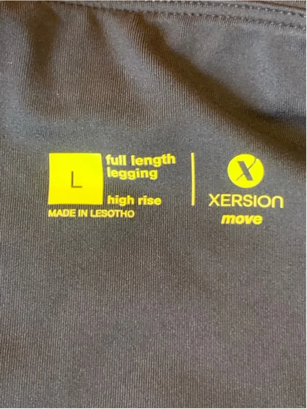 Xersion Leggings Large Navy Blue Full Length High Rise - Image 3