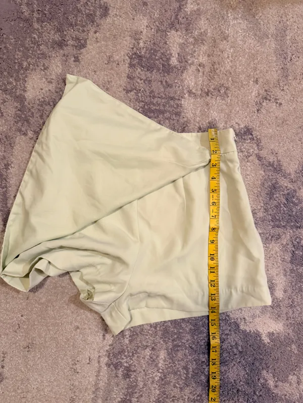 Forever 21 Pale Green Skort with Side Pleat - Image 6