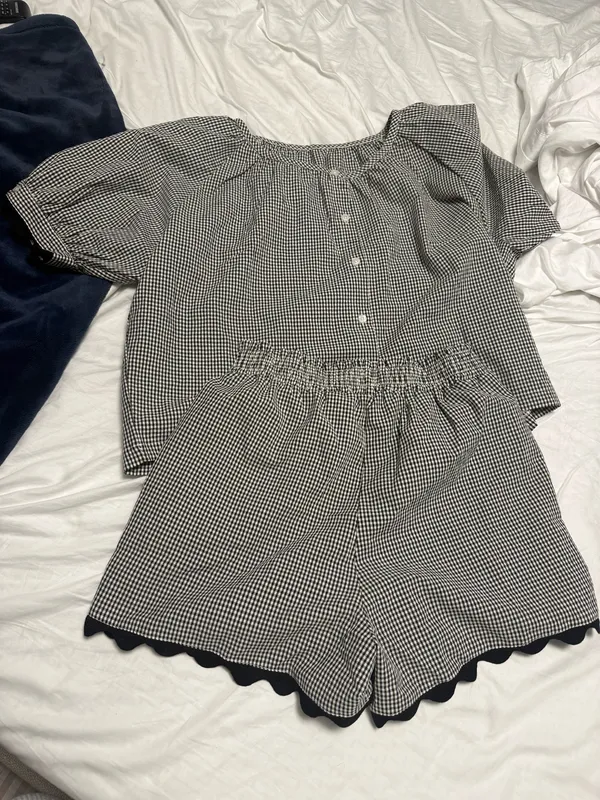 Amazon Gingham Two-Piece Set - Image 2