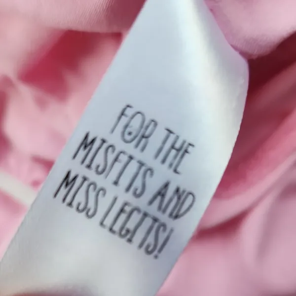 Current Mood Dolls Kill Chasin’ Rainbows Asymmetrical Dress Pink Medium - Image 4