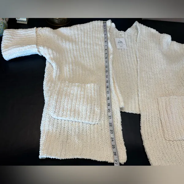 POL Knit Oversized Open-Front Cardigan w/Pockets. Size Small NWT - Image 9