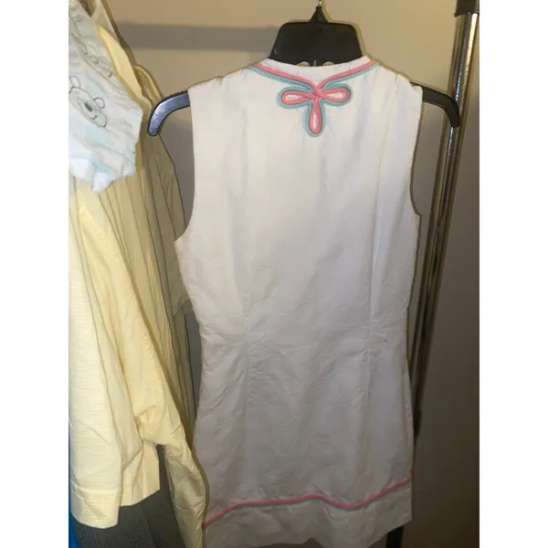 Vineyard vines embroidered white shift tunic dress size 2 - Image 5