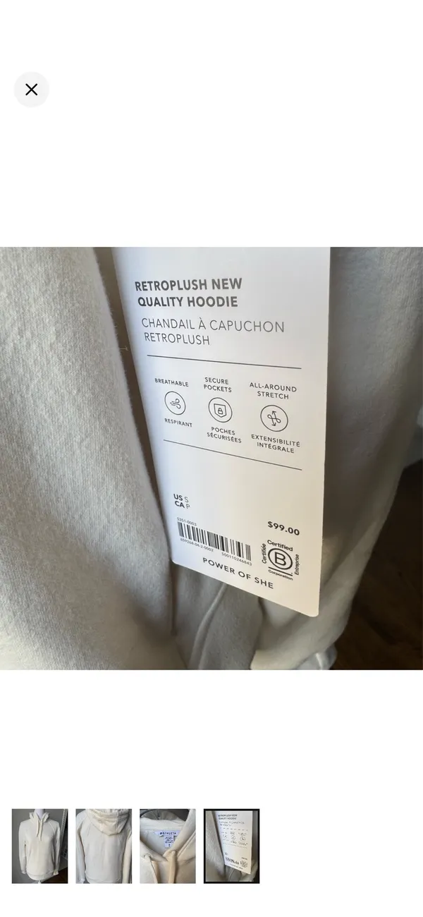 Athleta Retroplush Hoodie Sweatshirt - Image 4