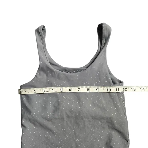 Beyond Yoga Keep it Simple Alloy‎ Speckled Cropped Tank Size: XS - Image 2