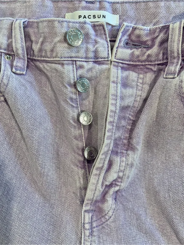 PacSun Lavender Pastel High-Rise Bootcut Jeans, 29 - Image 3