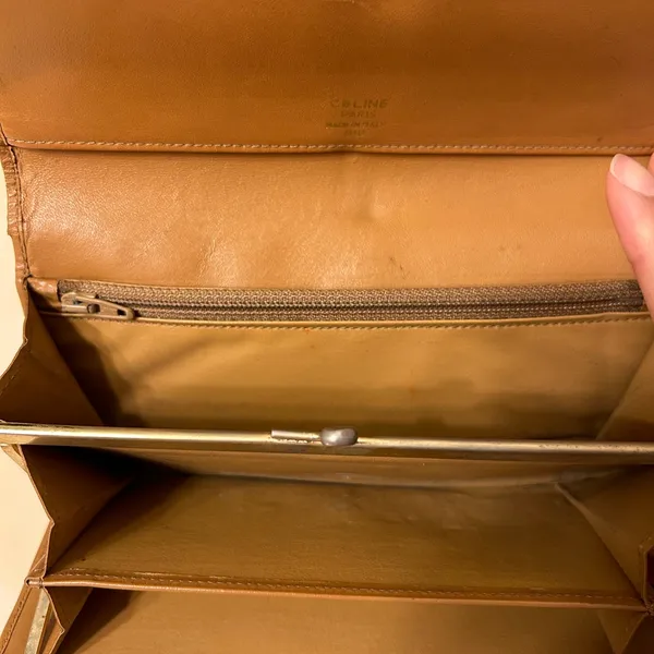 Celine long wallet macadam beige PVC x leather - Image 6