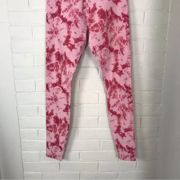 Lorna Jane Pink Tie Dye Activewear Leggings - Image 5