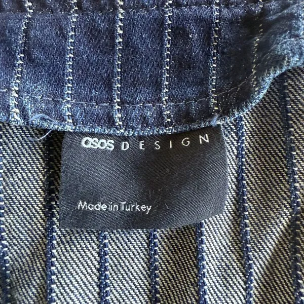 ASOS Top en jean noué devant Blue Size 12/14 NWOT - Image 7