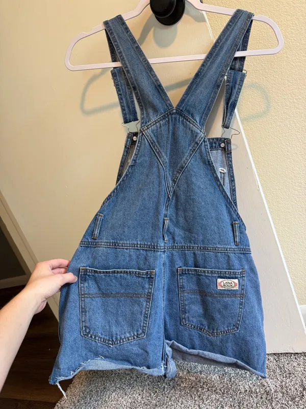 Denim Overalls Blue - Image 3