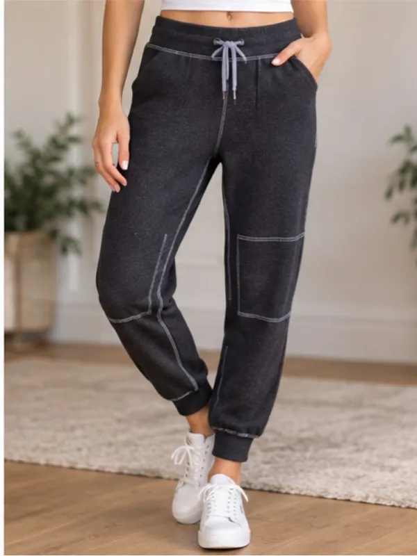 Free People Winter Fall Fuzzy Factor Joggers X S - Image 2