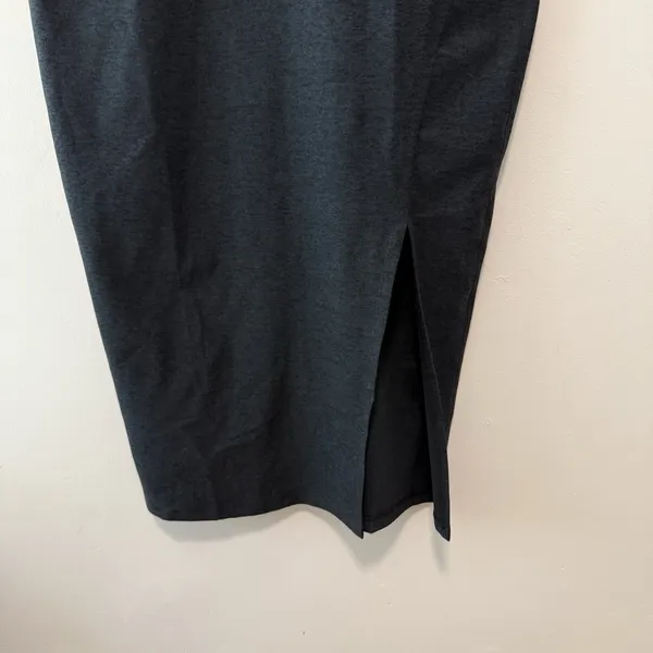 Beyond Yoga Spacedye Inspire Maternity Midi Dress in Gray Size Large - Image 4