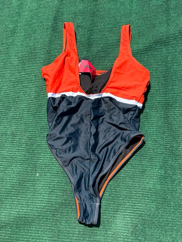 Chicago Bears FOCO Womens Beach Day One Piece Bathing Suit Women’s Size Double L - Image 3