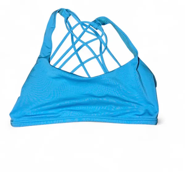 Lululemon rare Blue sports bra with criss-cross straps #activewear #fitness - Image 2