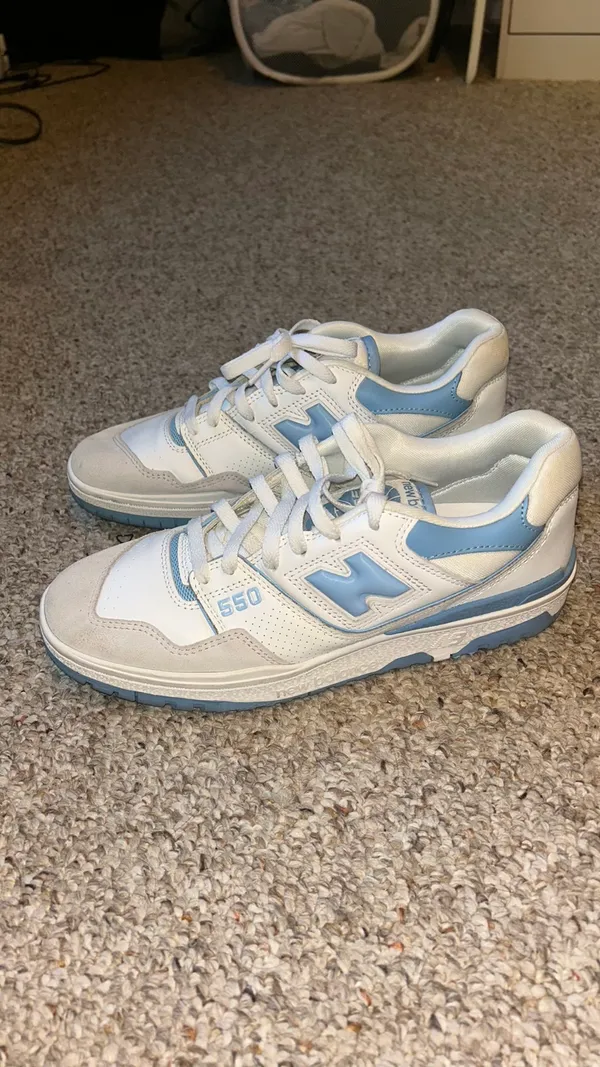 New Balance 550 Sneakers White University Blue - Image 6