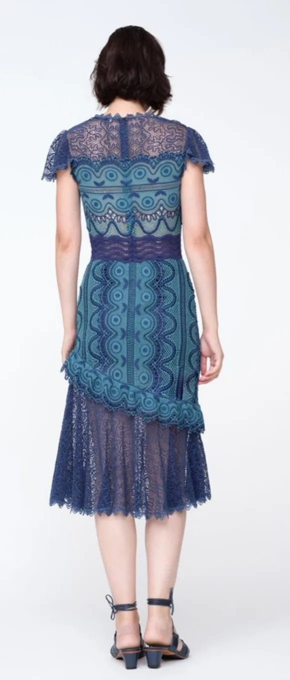 Sea New York Lace Lana Dress Size 4 - Image 5