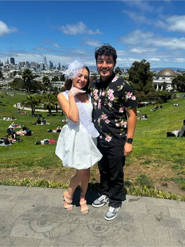 Lulus white bubble hem mini dress - Image 6