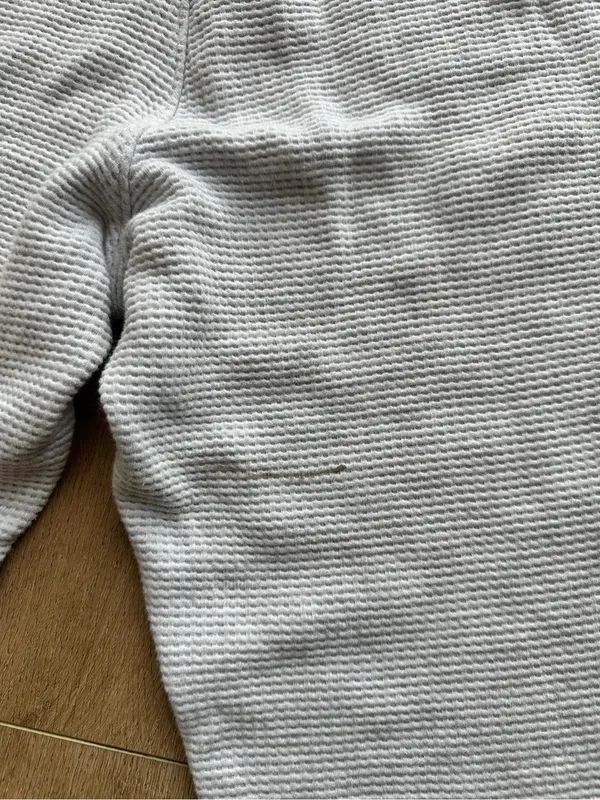 Athleta women’s Cream Waffle-Knit Joggers - Image 3