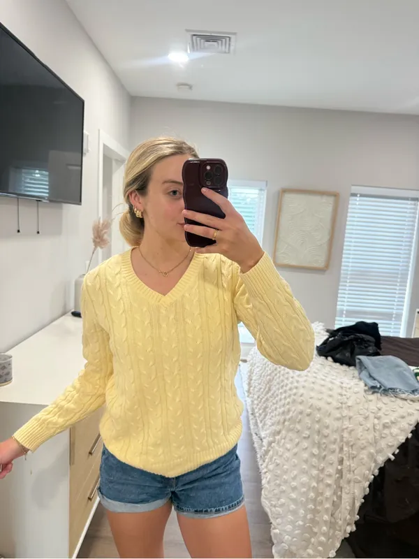 croft and barrow knit sweater M - Image 11