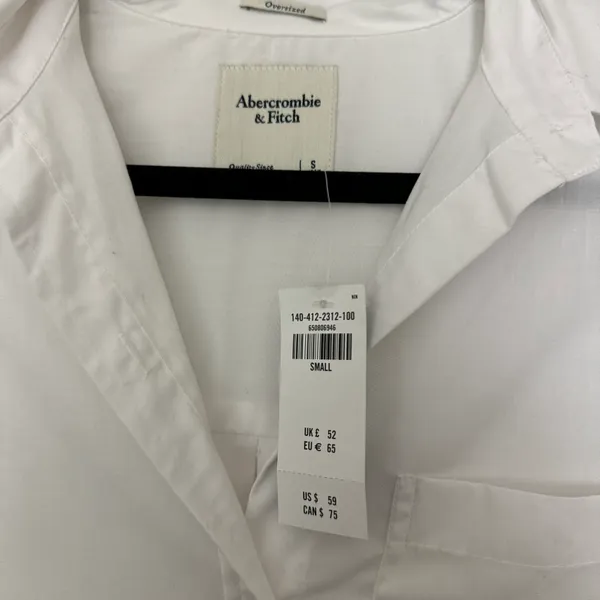 Abercrombie Oversized Poplin Shirt - Image 2