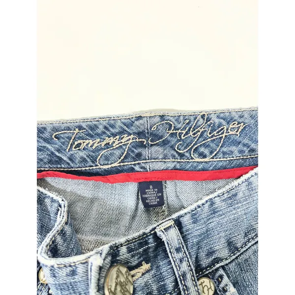 VTG‎ Tommy Hilfiger Jeans Women Sz 8 Bootcut Modern Rise Blue Denim Y2K Classic - Image 5