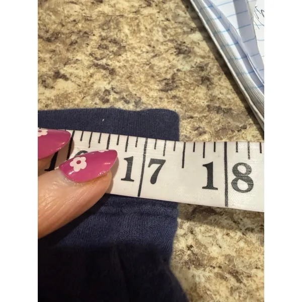 Women's Appleseed's Navy Wide Leg Pants L - Image 5