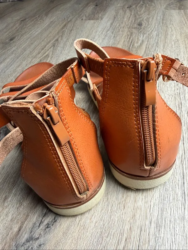 Torrid Tan Strappy Gladiator Sandals Size 9.5 Wide - Image 6