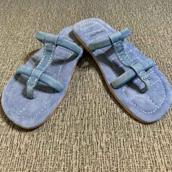 Free People Hadden Blue Sandals - Image 3