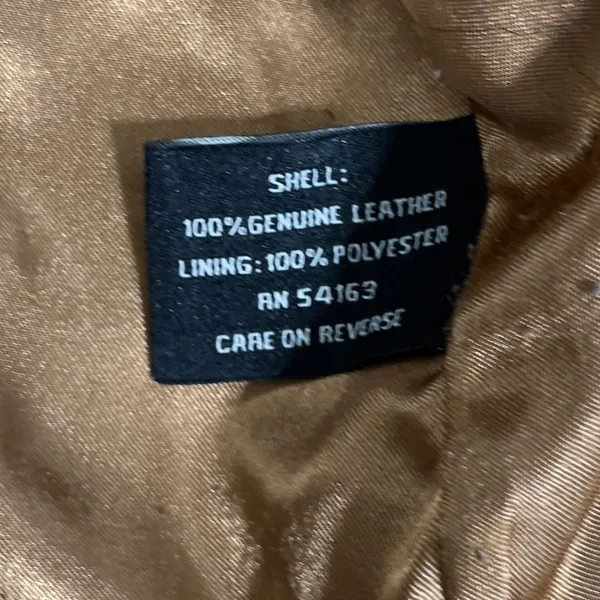 GUESS LOS ANGELES Womens Distressed Genuine, Leather Motorcycle Moto Jacket Coat - Image 13