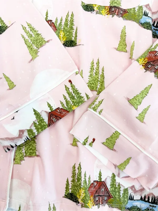 BedHead Pine Lake Classic Long Sleeve Jersey Pajama Set Cabincore Cabin - Image 10