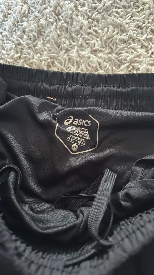 ASICS Black Athletic Shorts - Image 2