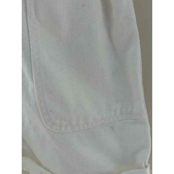 Blank NYC White Denim Romper Sz S - Image 9