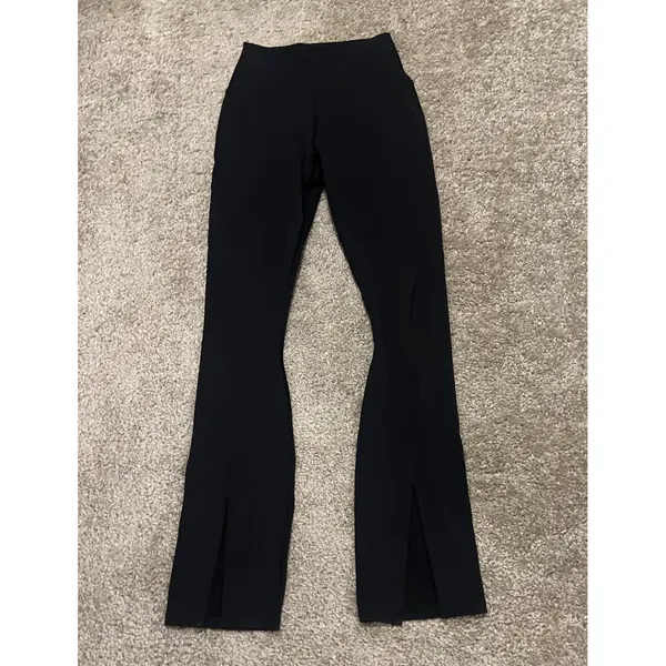 Spiritual Gangster Womens Leti Front Slit Stretch Leggings, Size X-Small - Image 4