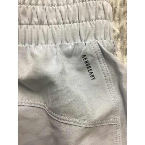 Adidas Pacer Woven High‎ Rise Training Shorts Halo Blue Womens XS 3" Inseam NWT - Image 5
