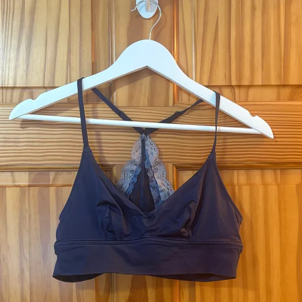 Aerie Size Medium Blue Lace Bralette - Image 2
