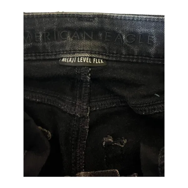 American Eagle Women's Black Wash Jeans - Image 3