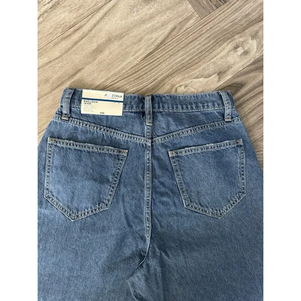 Arizona Jean Co Juniors Balloon Jean Highest Rise Loose Through Hip Thigh Zs 9 - Image 7