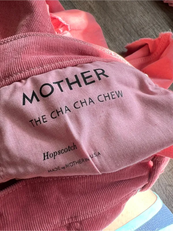 Mother The Cha Cha Chew Pink Corduroy Pants Size 28‎ - Image 7